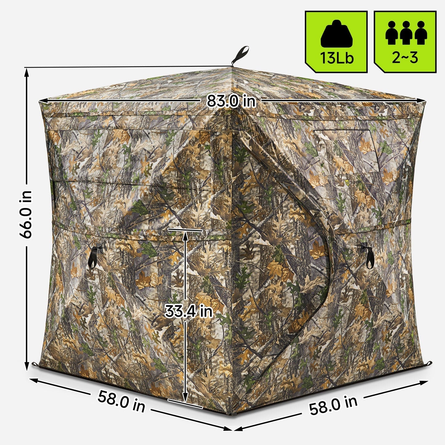 Vis Series See-Through Pop-Up Ground Blind