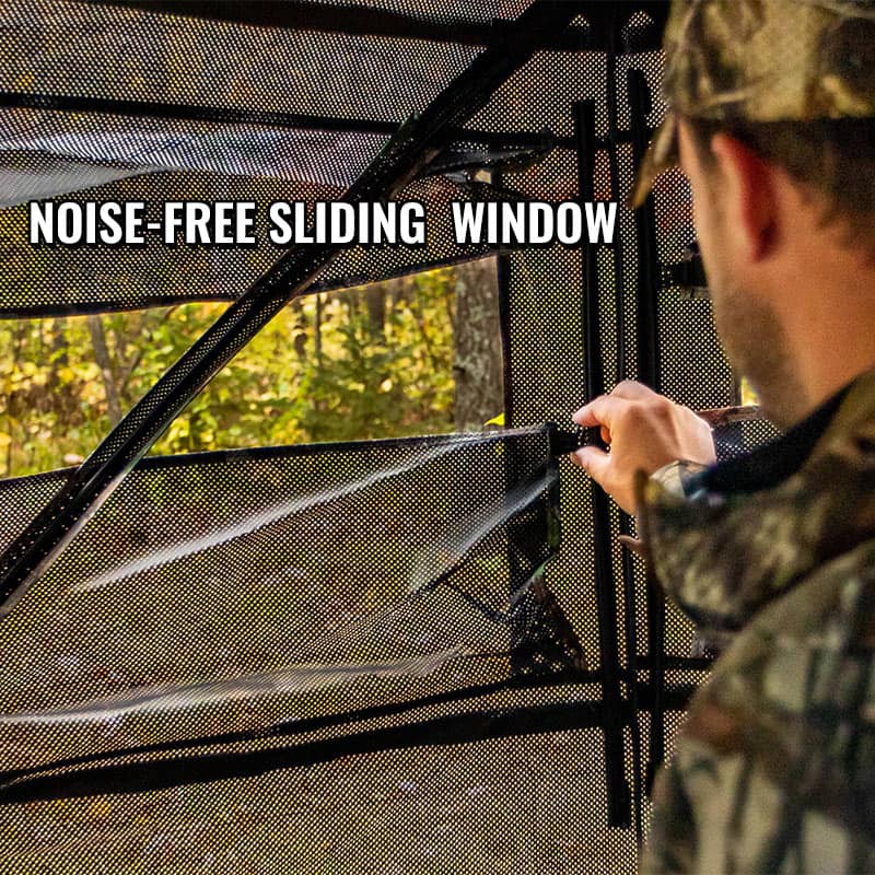 Vis Series See Through Hunting Blind, Pop Up Ground Deer Blind