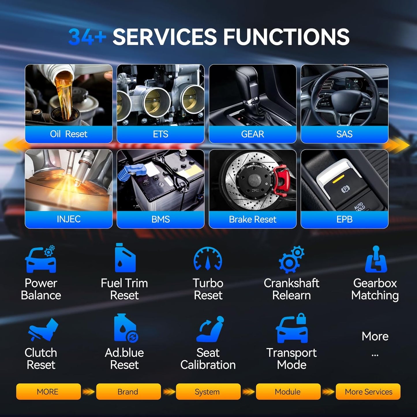 MUCAR 892BT AI-Assisted Bi-Directional Diagnostic Tool — Full-System OBD2 Scanner